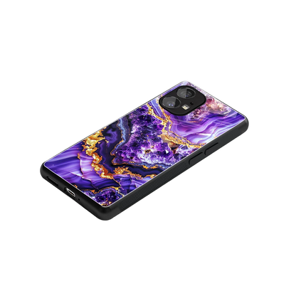 Purple Majesty stylish phone case for nothing phone 1 | glossy glass and slim fit