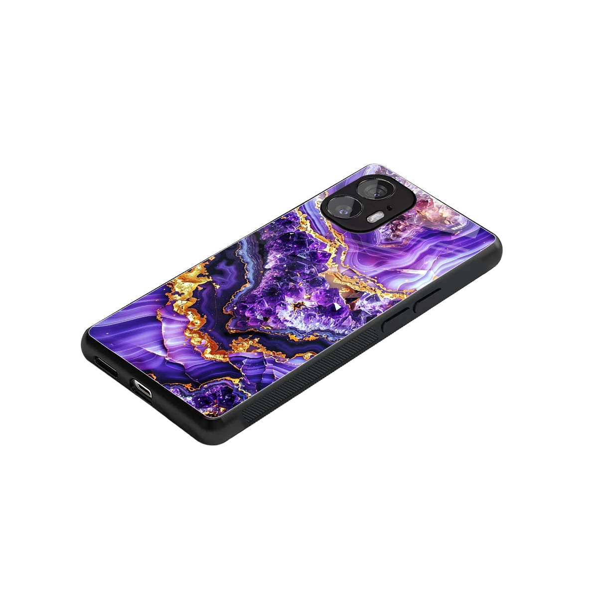 Purple Majesty stylish phone case for nothing phone 2 | glossy glass and slim fit