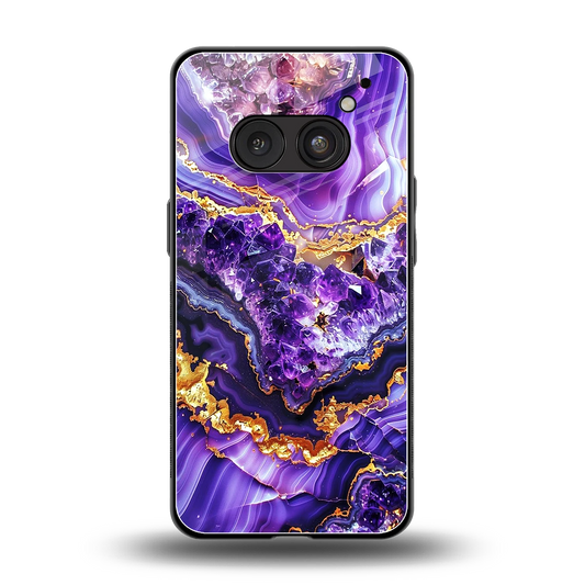 Purple Majesty back phone cover | glass case for nothing phone 2a plus