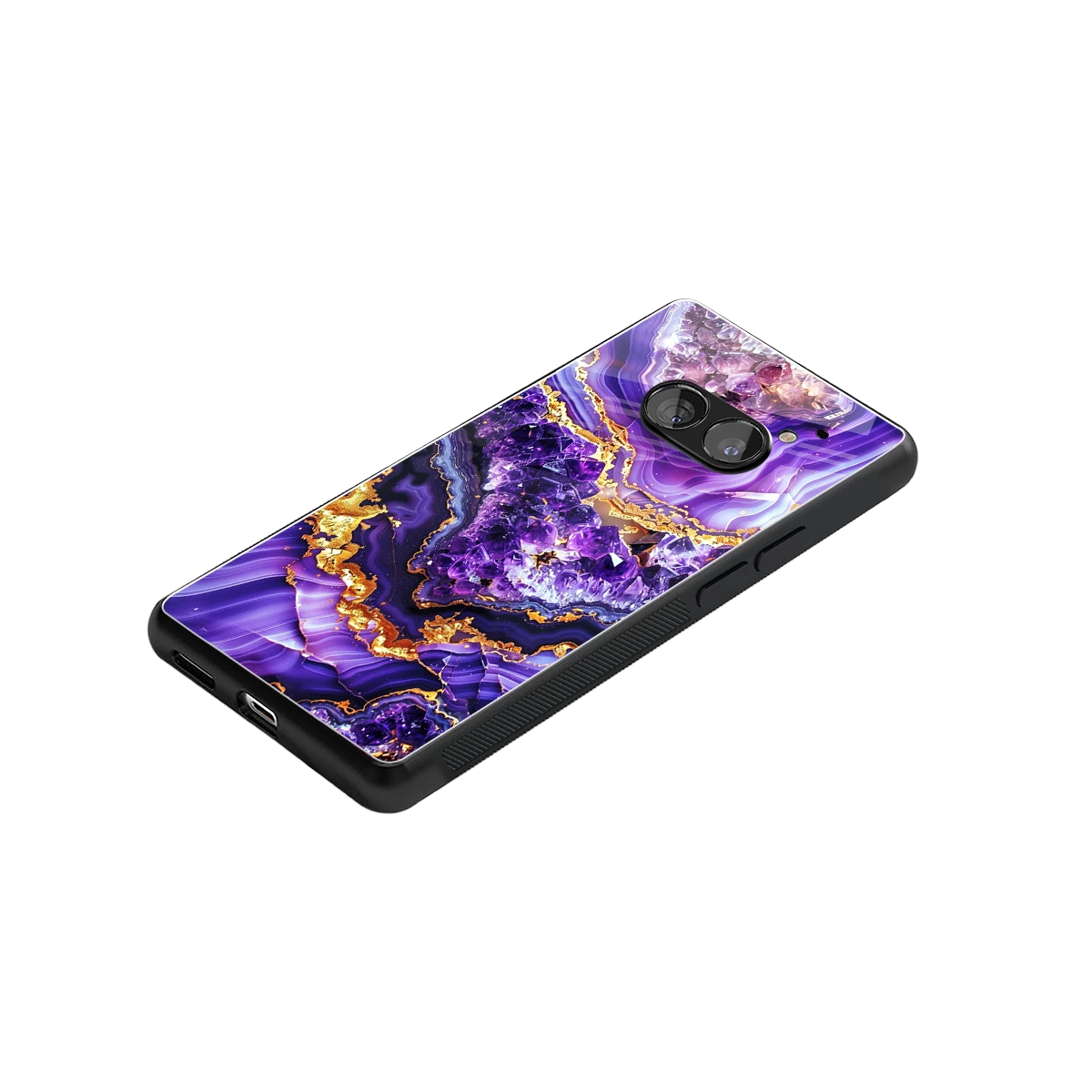 Purple Majesty stylish phone case for nothing phone 2a | glossy glass and slim fit