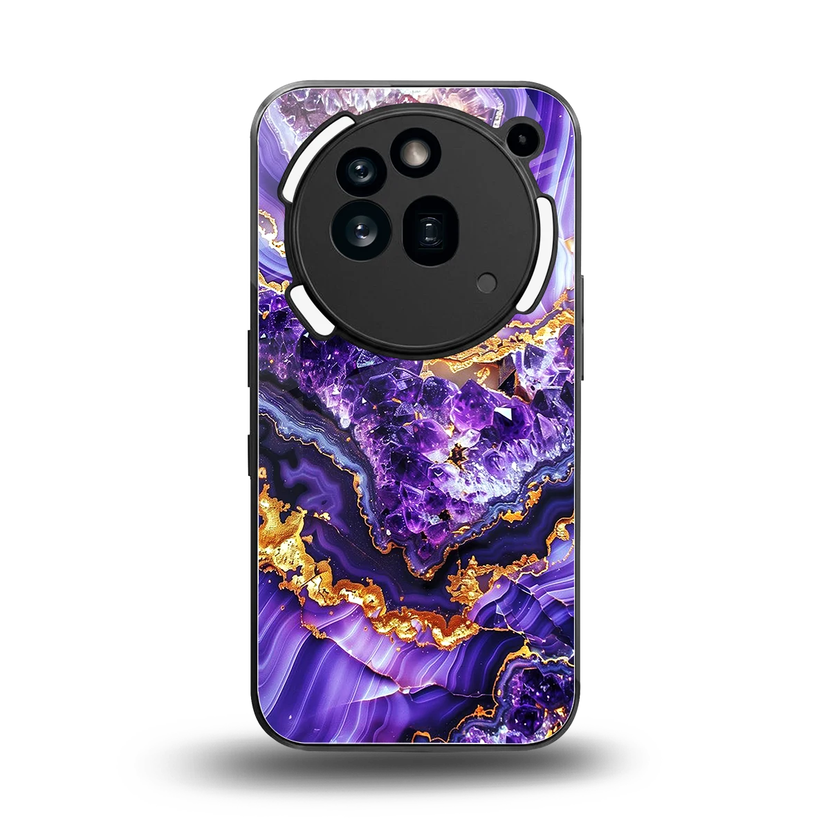 Purple Majesty back phone cover | glass case for nothing phone 3a pro