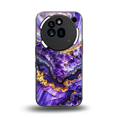 Purple Majesty back phone cover | glass case for nothing phone 3a pro