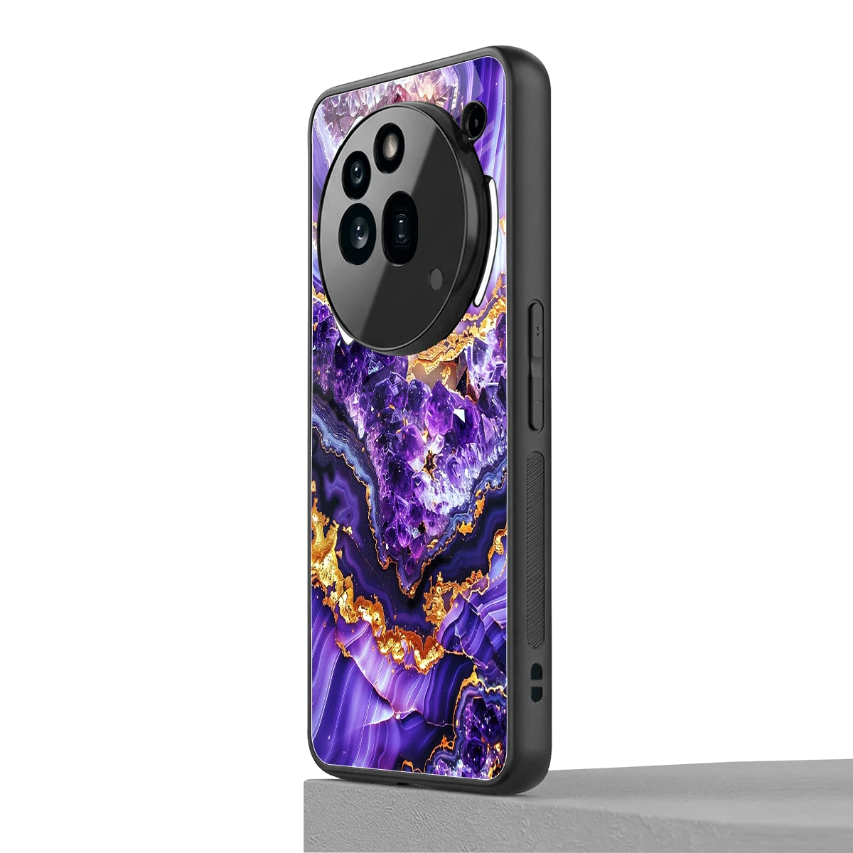 Purple Majesty nothing phone 3a pro mobile cover | shockproof glass phone case