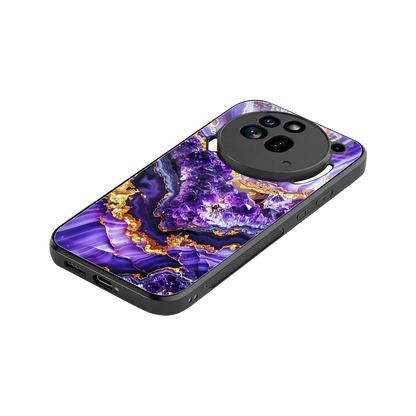 Purple Majesty stylish phone case for nothing phone 3a pro | glossy glass and slim fit