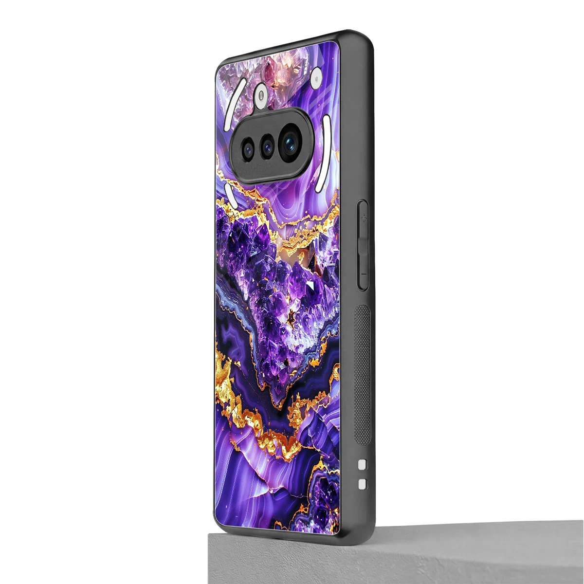 Purple Majesty nothing phone 3a mobile cover | shockproof glass phone case