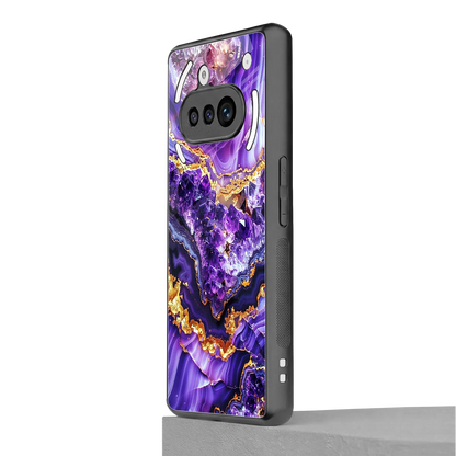 Purple Majesty nothing phone 3a mobile cover | shockproof glass phone case