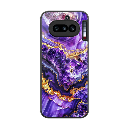 Purple Majesty back phone cover | glass case for nothing phone 4a