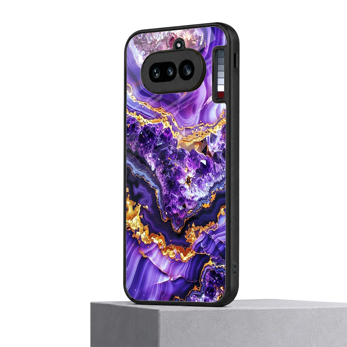 Purple Majesty nothing phone 4a mobile cover | shockproof glass phone case