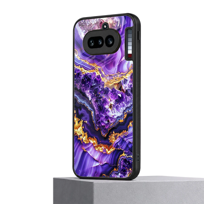 Purple Majesty nothing phone 4a mobile cover | shockproof glass phone case