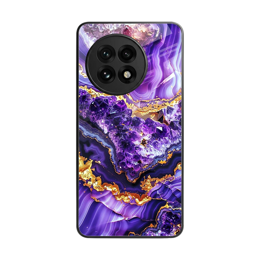 Purple Majesty back phone cover | glass case for oneplus 13r