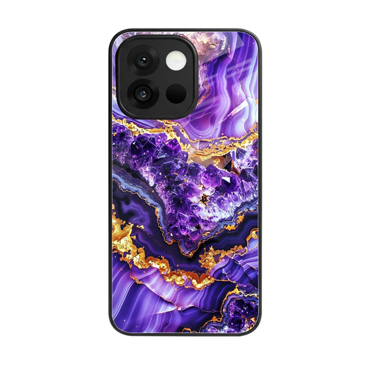 Purple Majesty back phone cover | glass case for oneplus 13s