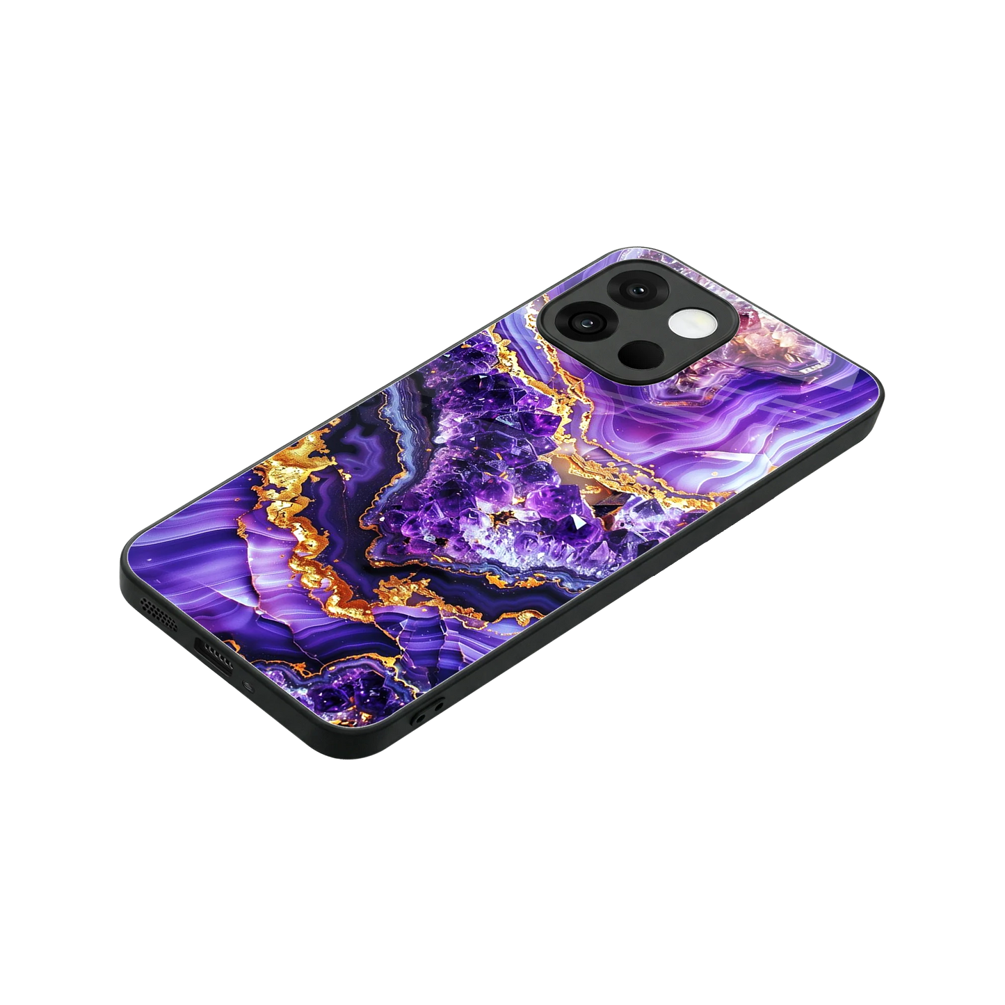 Purple Majesty stylish phone case for oneplus 13s | glossy glass and slim fit
