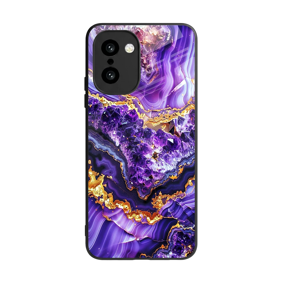 Purple Majesty back phone cover | glass case for oneplus 15r