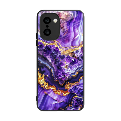 Purple Majesty back phone cover | glass case for oneplus 15r