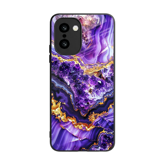 Purple Majesty back phone cover | glass case for oneplus 15r