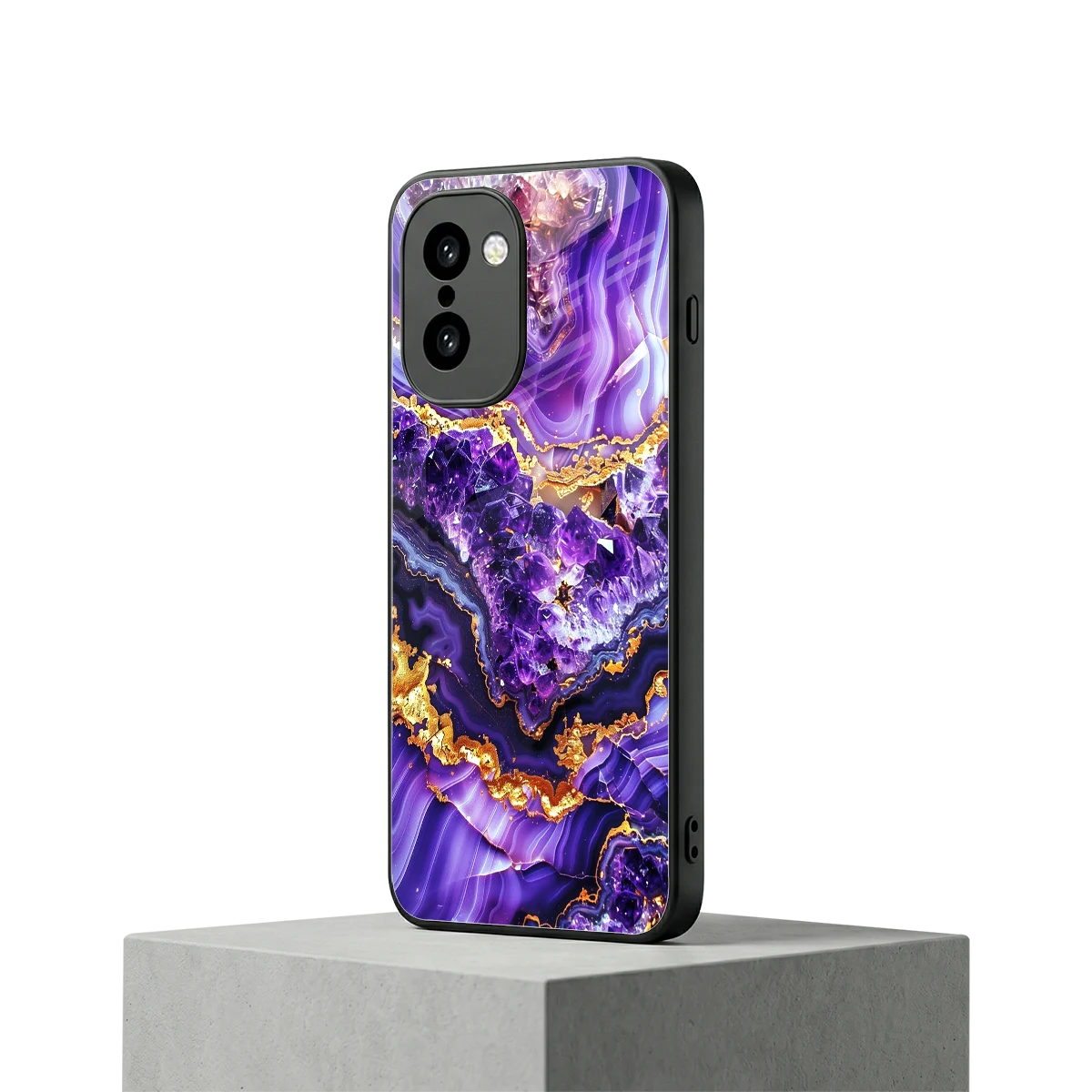Purple Majesty oneplus 15r mobile cover | shockproof glass phone case