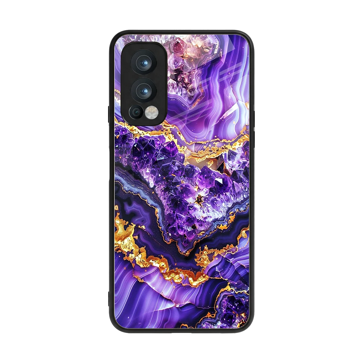 Purple Majesty back phone cover | glass case for oneplus nord 2