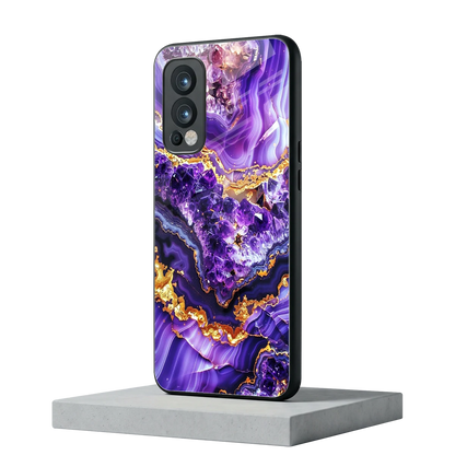 Purple Majesty oneplus nord 2 mobile cover | shockproof glass phone case