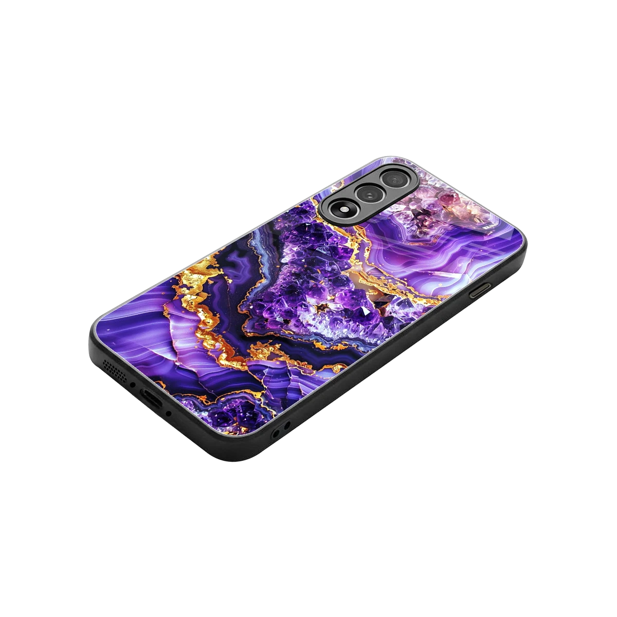 Purple Majesty stylish phone case for oneplus nord 5 | glossy glass and slim fit