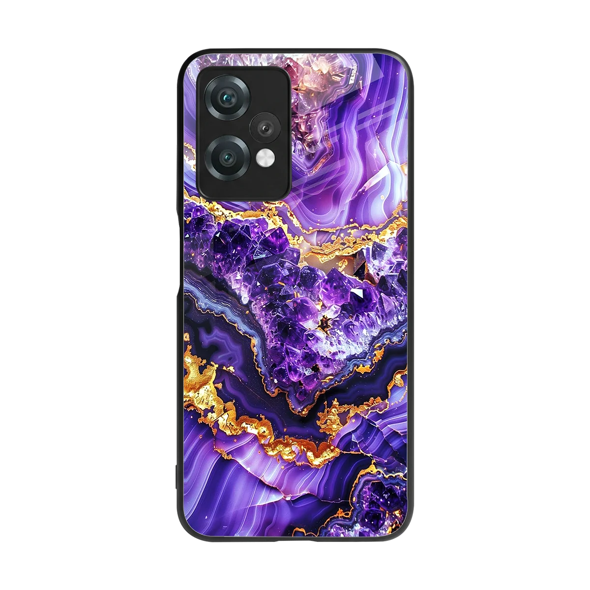 Purple Majesty back phone cover | glass case for oneplus nord ce 2 lite