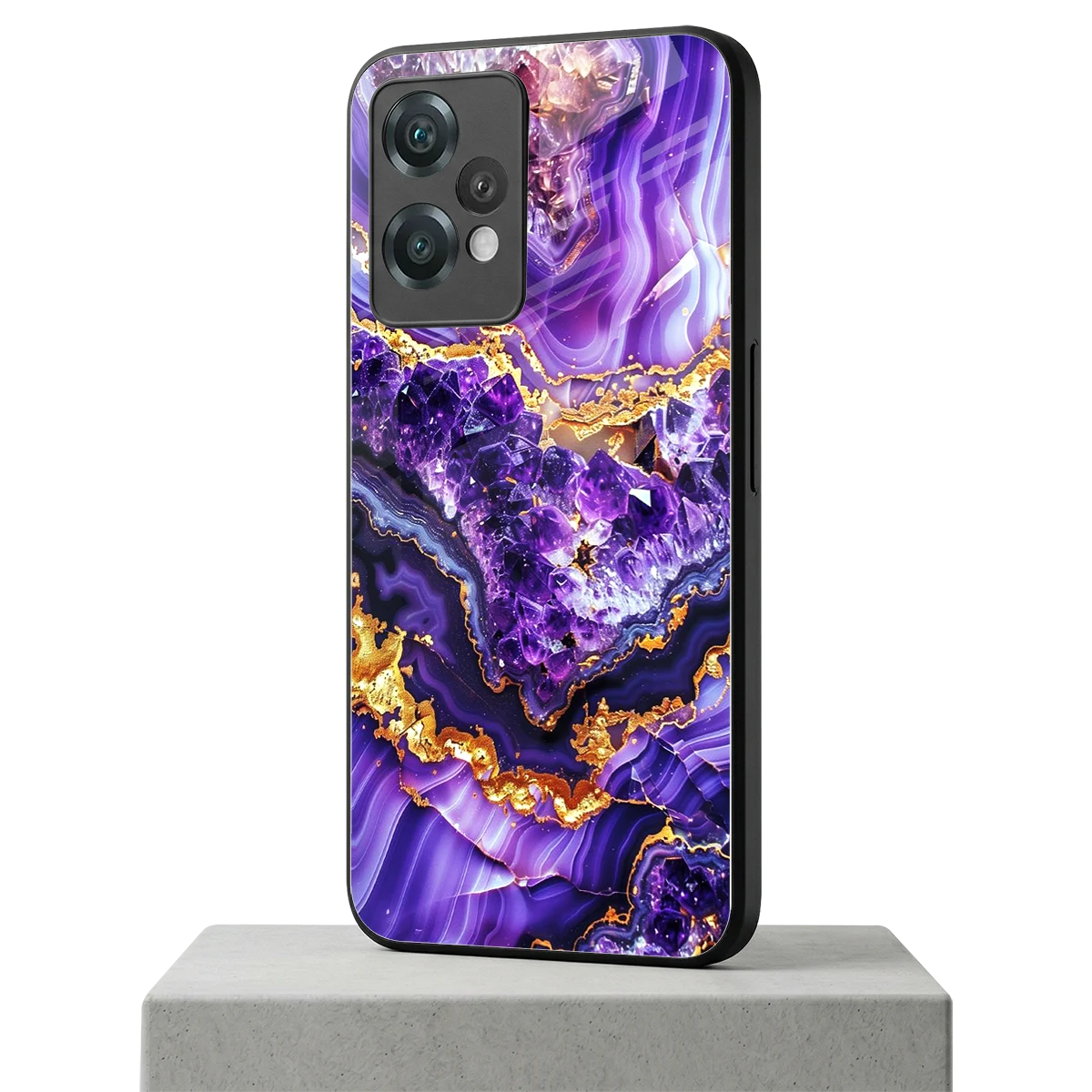 Purple Majesty oneplus nord ce 2 lite mobile cover | shockproof glass phone case