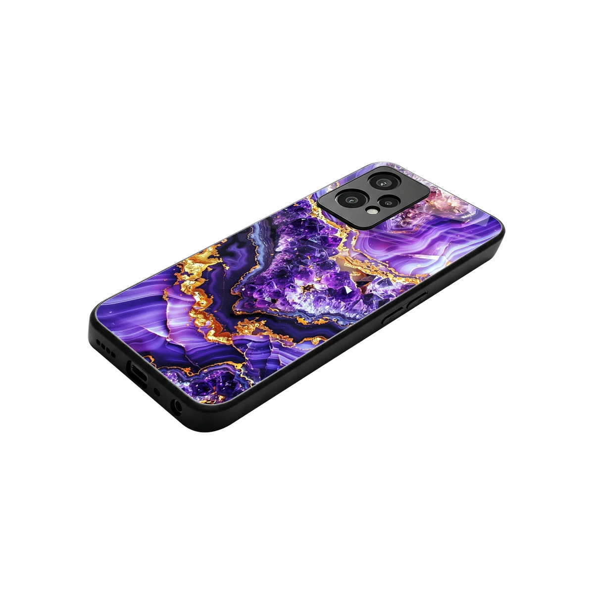 Purple Majesty stylish phone case for oneplus nord ce 2 lite | glossy glass and slim fit