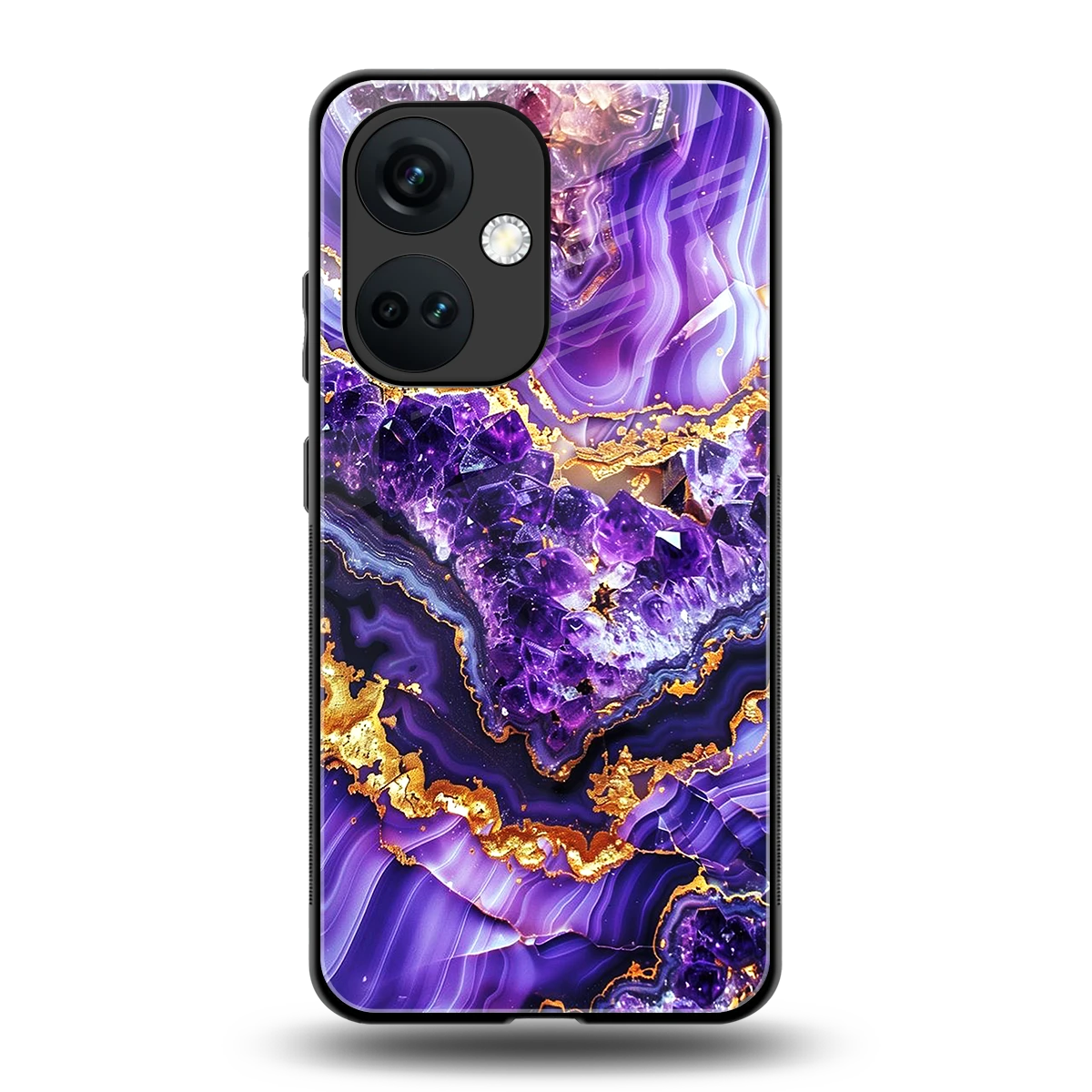Purple Majesty back phone cover | glass case for oneplus nord ce 3