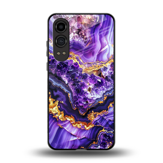 Purple Majesty back phone cover | glass case for oneplus nord ce 4 lite