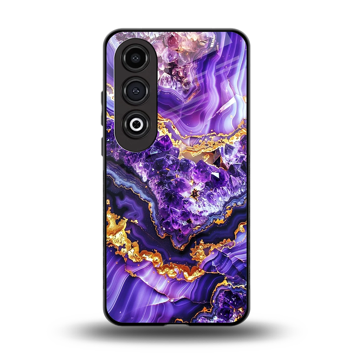 Purple Majesty back phone cover | glass case for oneplus nord ce 4