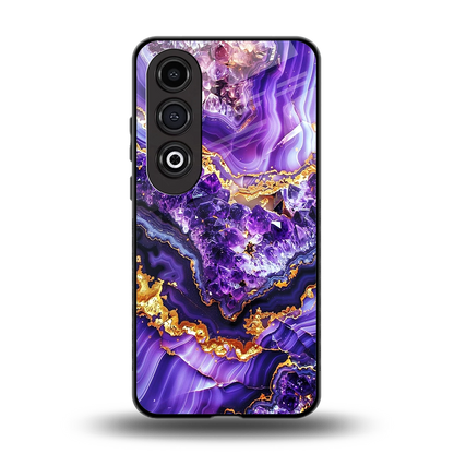 Purple Majesty back phone cover | glass case for oneplus nord ce 4