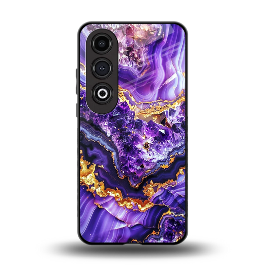 Purple Majesty back phone cover | glass case for oneplus nord ce 4