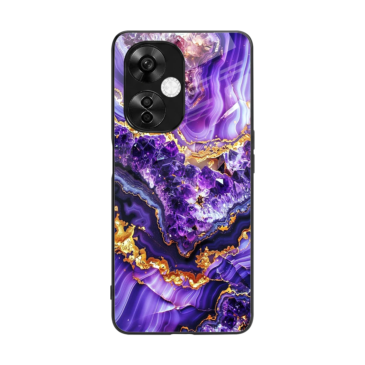 Purple Majesty back phone cover | glass case for oneplus nord ce 3 lite