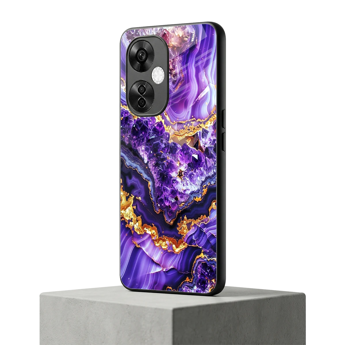 Purple Majesty oneplus nord ce 3 lite mobile cover | shockproof glass phone case