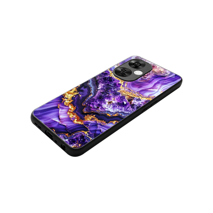 Purple Majesty stylish phone case for oneplus nord ce 3 lite | glossy glass and slim fit