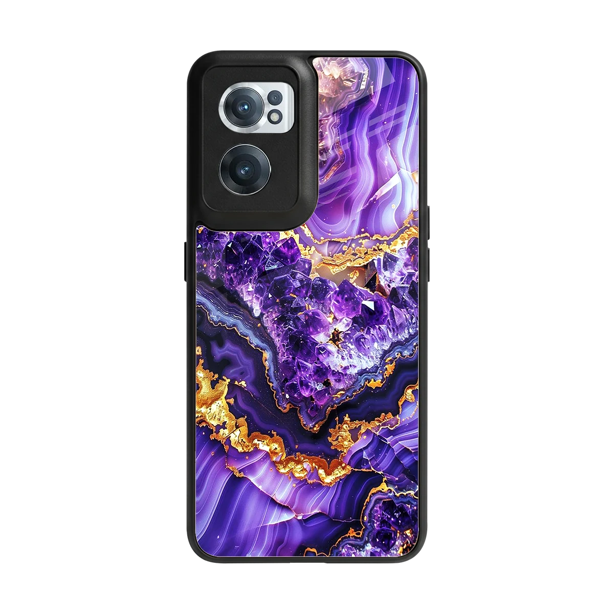 Purple Majesty back phone cover | glass case for oneplus nord ce 2