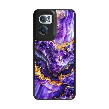 Purple Majesty back phone cover | glass case for oneplus nord ce 2