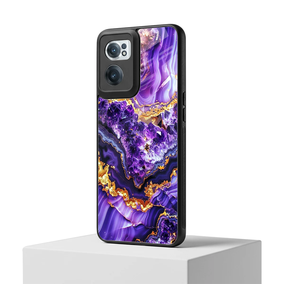 Purple Majesty oneplus nord ce 2 mobile cover | shockproof glass phone case