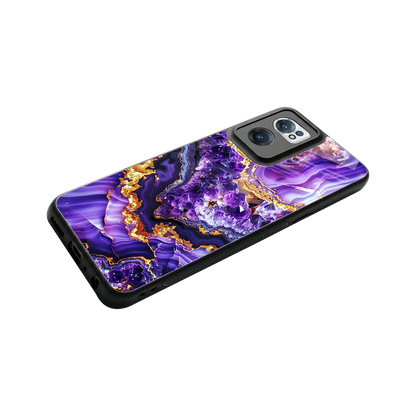 Purple Majesty stylish phone case for oneplus nord ce 2 | glossy glass and slim fit