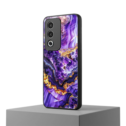 Purple Majesty oppo a3 pro mobile cover | shockproof glass phone case