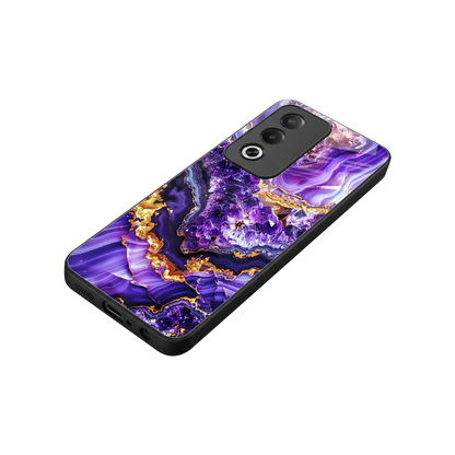 Purple Majesty stylish phone case for oppo a3 pro | glossy glass and slim fit