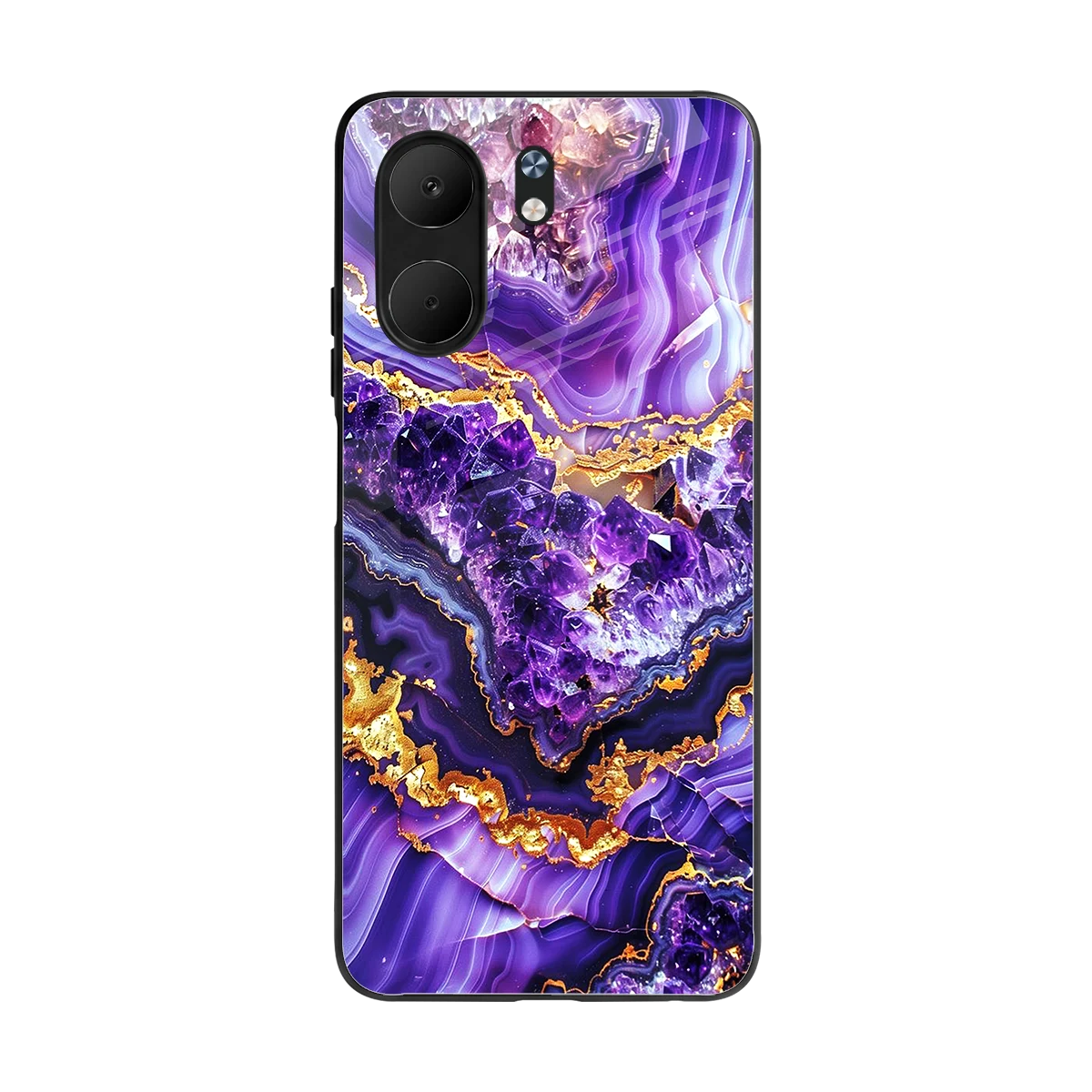 Purple Majesty back phone cover | glass case for oppo a5x 5g