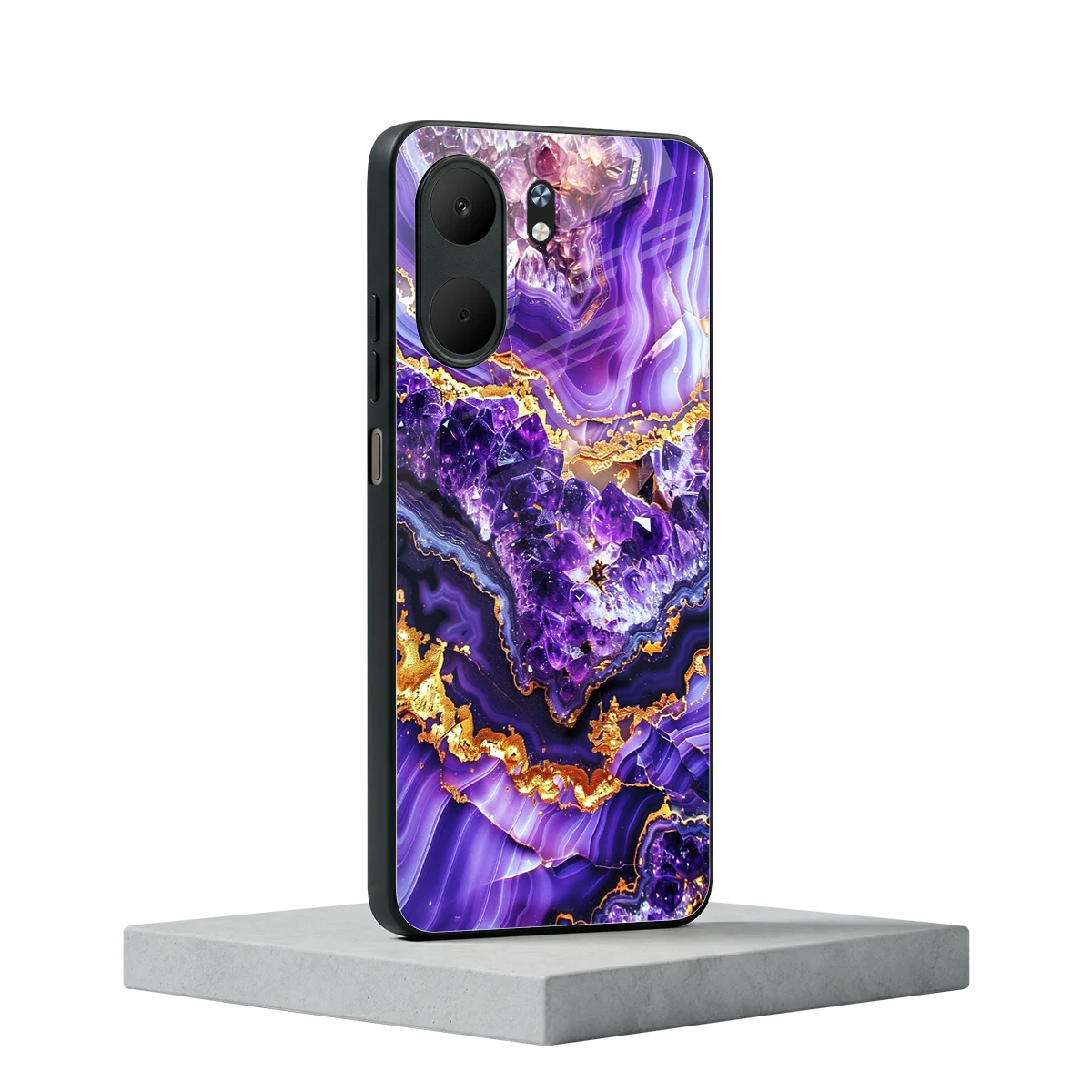 Purple Majesty oppo a5x 5g mobile cover | shockproof glass phone case