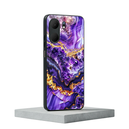 Purple Majesty oppo a5x 5g mobile cover | shockproof glass phone case