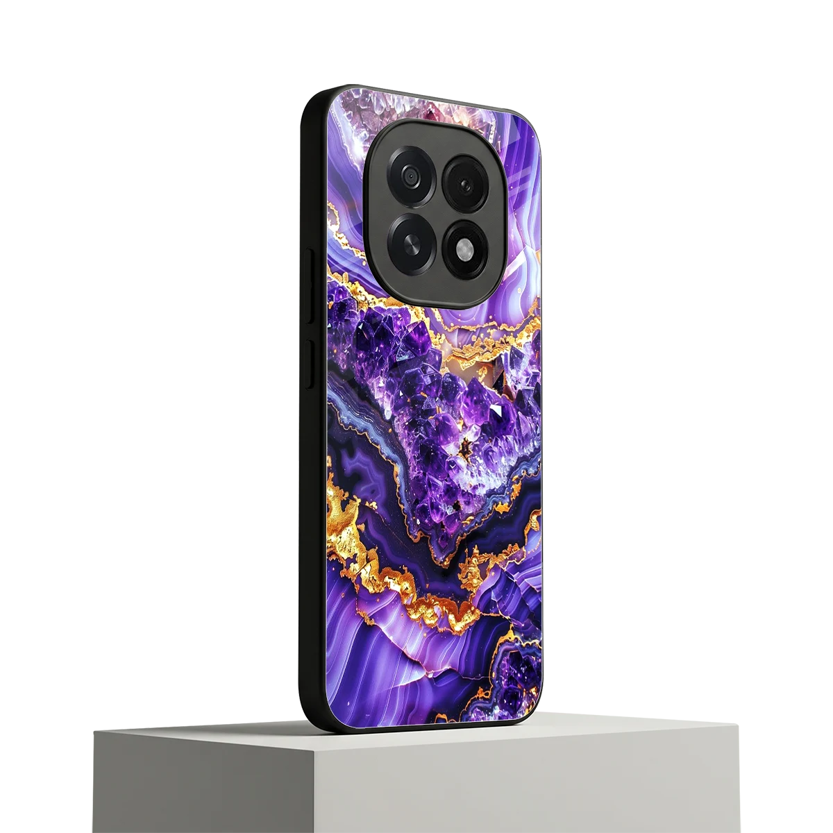 Purple Majesty oppo f29 5g mobile cover | shockproof glass phone case