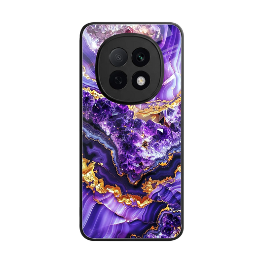 Purple Majesty back phone cover | glass case for oppo f29 pro 5g