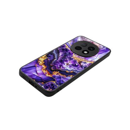 Purple Majesty stylish phone case for oppo f29 pro 5g | glossy glass and slim fit