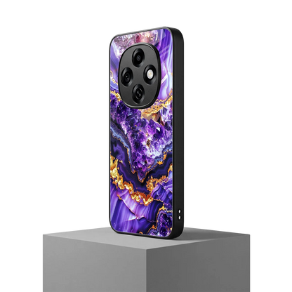 Purple Majesty oppo f31 pro 5g mobile cover | shockproof glass phone case