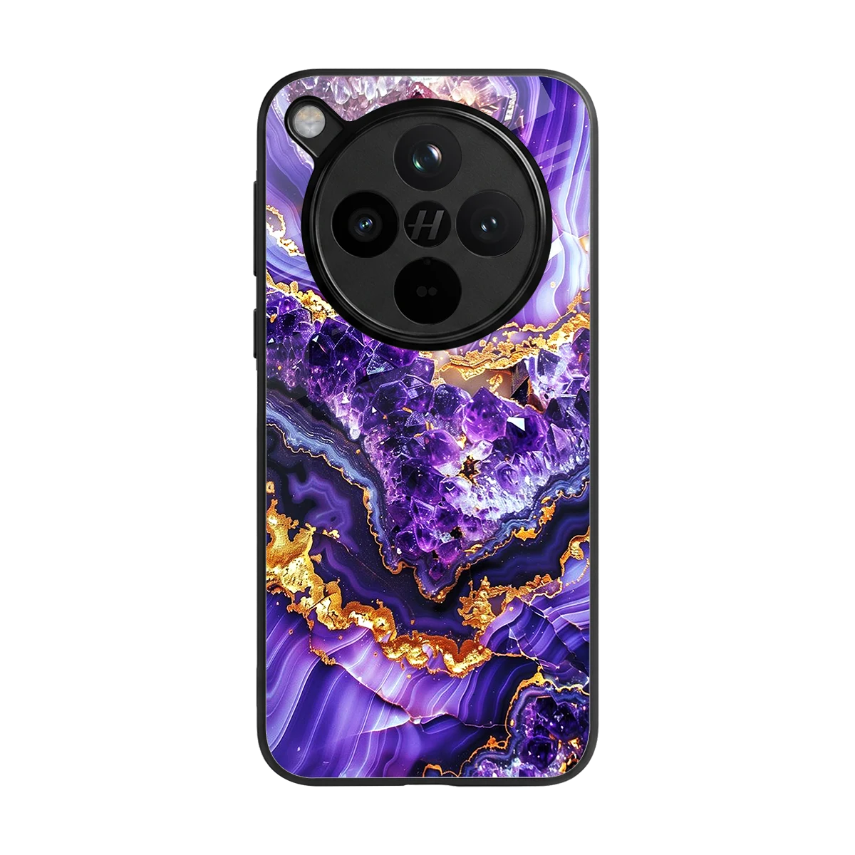 Purple Majesty back phone cover | glass case for oppo find x8