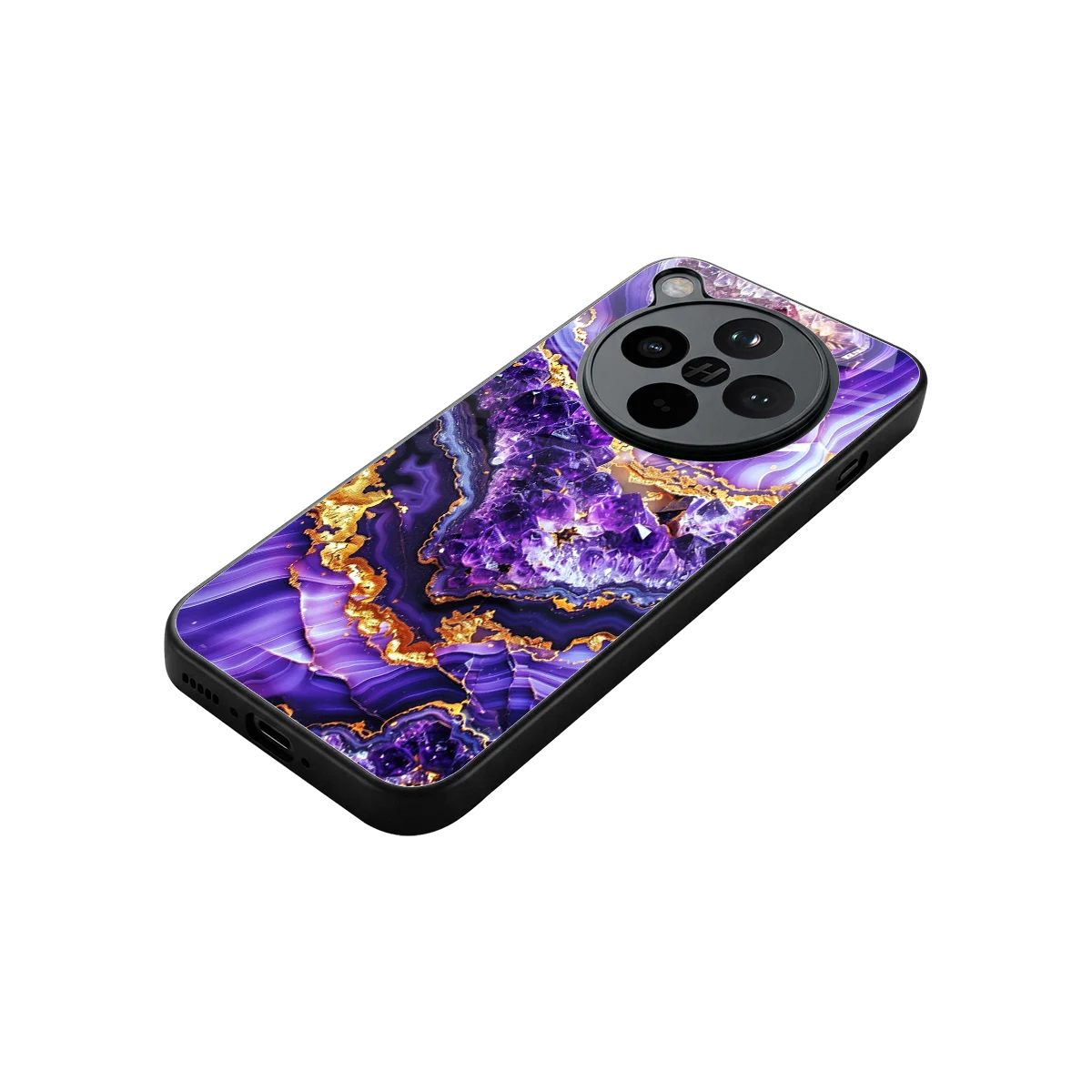 Purple Majesty stylish phone case for oppo find x8 | glossy glass and slim fit