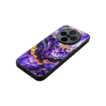 Purple Majesty stylish phone case for oppo find x8 | glossy glass and slim fit